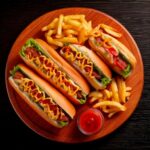 4 Hot-Dogs + Frites (Moyenne) + 2 Pepsi